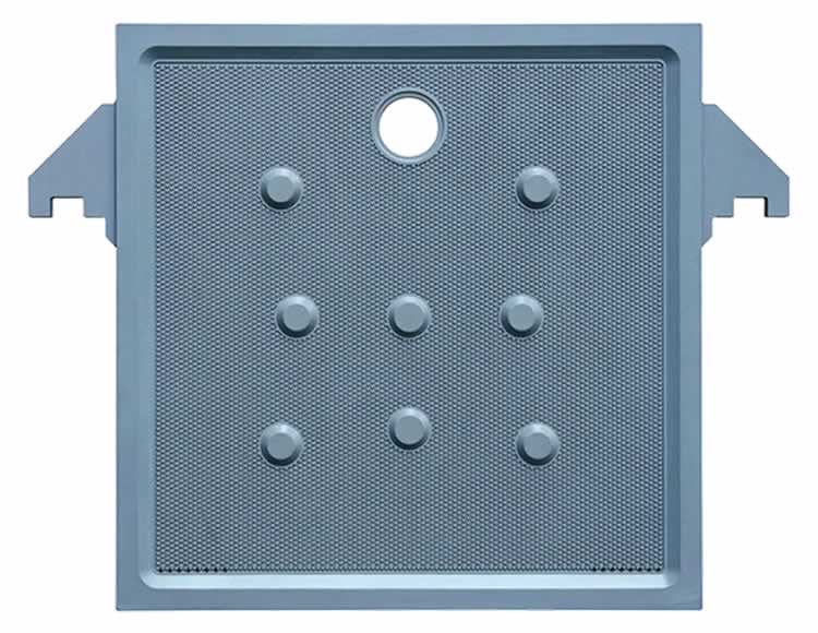 Model 2500 high pressure membrane filter plate