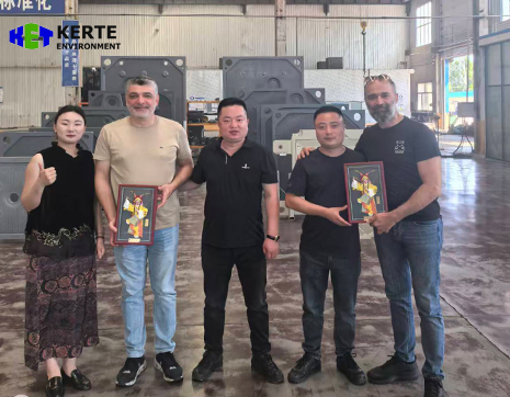 Turkish Customer Visits KERTE Factory, Strengthening Confidence in Our Filter Press Solutions